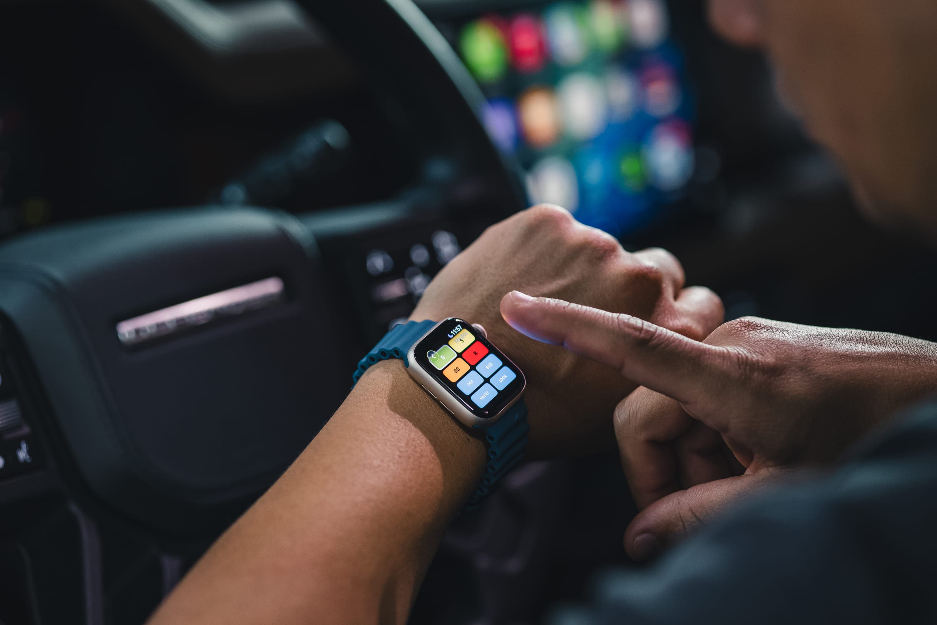 Controle do ShiftPower PRO pelo Apple Watch